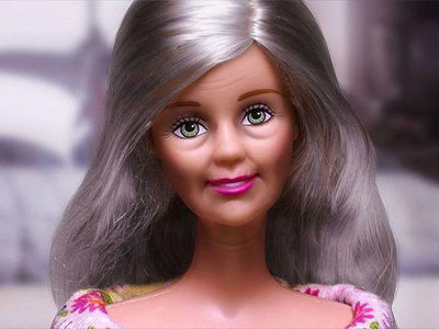 barbie caricatura